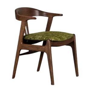 เก้าอี้ไม้สักสำหรับร้านอาหารดีไซน์หรูหราสะดวกสบายแบบเรียบง่าย - Product Image 3