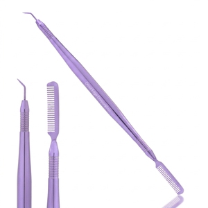 Outil de rehaussement de cils personnalisé et durable, outils d'extension de cils en acier inoxydable à pointe fine pour un recourbement naturel, pour salon et usage personnel - Product Image 4