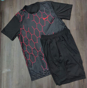 Conjuntos de Ropa de Fútbol/Camiseta de Fútbol Sublimada Personalizada de Secado Rápido, Camiseta de Fútbol Negra y Amarilla, Uniformes de Fútbol - Product Image 1