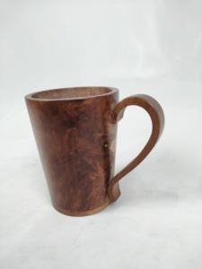 Pot en bois écologique personnalisé |   Fait main, poli, pour hommes, camping, voyage, extérieur, gravé, bouddhisme, Noël - Product Image 5