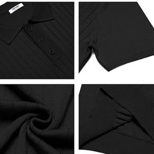 Camisa de Manga Corta para Hombre, Diseño Personalizado, Tela de Lona de Poliéster/Algodón, Corte Regular, Patrón Sólido, Antiarrugas, Logotipo Personalizado - Product Image 5