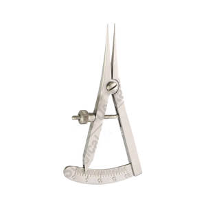 Calibrador de Medición de 20 mm (3-1/2'') 9 cm Recto de Acero Inoxidable Castroviejo para Instrumentos Quirúrgicos Dentales, Fabricante Pakistán - Product Image 1