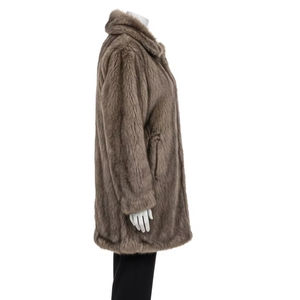 Poncho de Piel Sintética Transpirable con Estampado de Leopardo, Forro de Felpa Suave, Cálido para Invierno, con Capucha, Elegante y a la Moda para Mujeres Embarazadas - Product Image 3