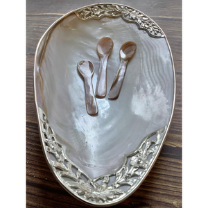 Plato de nácar elaborado con conchas marinas para exhibición de joyas de lujo y decoración decorativa para el hogar Origen Vietnam - Product Image 5