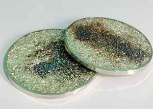 Posavasos de Mosaico Indio Hechos a Mano, Diseño Nuevo, Forma Redonda, Posavasos Decorativos para Mesa, Decoración del Hogar y Regalos - Product Image 3