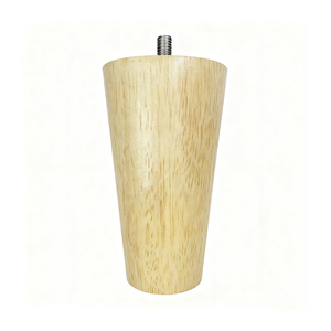 Solid Wood Round Furniture <b>Legs</b> Natural Finish for Home Furniture <b>Sofa</b> Cabinet <b>Replacement</b> Round Wooden Furniture <b>Legs</b> - Product Image 1