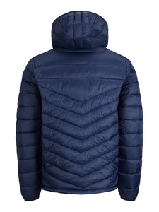 Blouson matelassé personnalisé pour homme à manches longues, coupe-vent d'hiver de haute qualité, écologique, respirant, rembourrage en poly, décontracté - Product Image 4