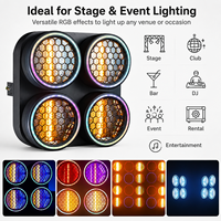 Projecteur de projection rétro DMX DJ 4 Eyes COB LED Matrix pour éclairage de scène