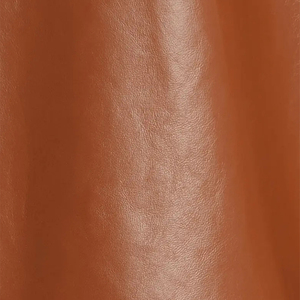 <b>Women</b>’s Brown Leather Shirt <b>Jacket</b> with Button Front & Dual Chest Pockets - Product Image 6