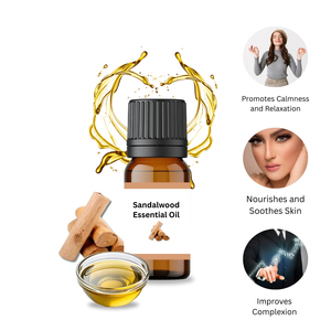 Huile Essentielle de Graines de Bois de Santal 100% Pure Distillée à la Vapeur Éclaircissante Aromathérapie Naturelle Qualité Cosmétique Tous Types de Peau OEM/ODM - Product Image 2