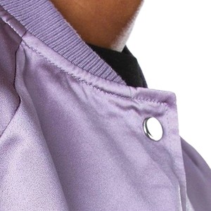 New Fashion Style Custom Satin Varsity <b>Jacket</b> Plain Breathable Plus Size Satin <b>Baseball</b> Hip Hop <b>Jacket</b> <b>for</b> <b>Men</b> - Product Image 4