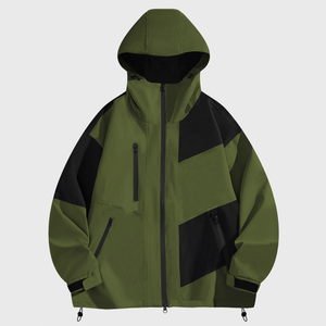 Veste coupe-vent unisexe légère en toile imperméable respirante à séchage rapide pour la randonnée en automne, brodée - Product Image 5