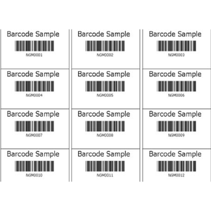 Autocollants à code-barres personnalisés Disha Communications, étiquettes thermiques autocollantes, couleur et taille personnalisées, forme rectangulaire, OEM - Product Image 1