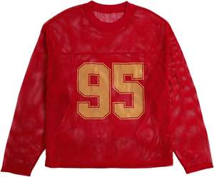 Maillot d'entraînement de football en maille respirante, chemise athlétique à séchage rapide pour le basketball, la course à pied, la gym, les entraînements et les sports d'équipe - Product Image 1