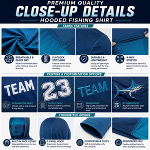 Custom Men's Basketball Warm-<b>Up</b> Lightweight Hoodie Heat-Transfer Printing Quick Dry Breathable 100% Polyester OEM Team Training - Product Image 4