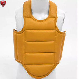 Protector de Pecho para Boxeo de PU, Chaleco Protector Unisex para Entrenamiento de Artes Marciales, Duradero y Transpirable - Product Image 5