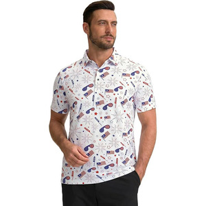 Camisetas Polo de Hombre de Poliéster de Alta Calidad, Secado Rápido, para Golf, Absorben la Humedad, Protección UV, Elásticas, Lisas, con Logotipo Personalizado - Product Image 3