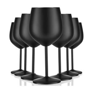 Verre à vin personnalisé en acier inoxydable de 16 oz, finition champagne, qualité alimentaire 304, verre sans pied en métal pour événements - Product Image 4