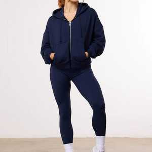Ensemble de jogging en polaire confortable pour hommes, vêtements de sport doux pour la remise en forme et les activités quotidiennes - Product Image 1