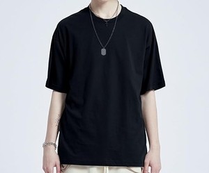 Camiseta de Algodón para Hombre, Manga Corta, Cuello Redondo, Corte Holgado, Impresión Personalizada, Secado Rápido, Ecológica, Transpirable, Ropa Casual - Product Image 4