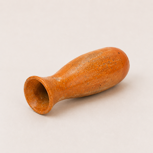 Jarrón de Cerámica Naranja Art Deco con Textura de Porcelana, Ecológico, Hecho a Mano, para Decoración del Hogar y Bodas - Product Image 4