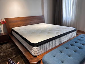 Eurotop Sang Trọng Chỉnh Hình 33Cm Túi Mùa Xuân Nệm Cao Su Tự Nhiên Bộ Nhớ Mềm Bọt Có Thể Tháo Rời Bìa Làm Mát Cho Nhà Đồ Nội Thất - Product Image 2