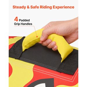 Gommone Gonfiabile Trainabile per 2 Persone, Capacità 340 Libbre, in PVC per Sport Acquatici - Product Image 5