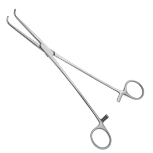 Mixter <b>Right</b> <b>Angle</b> Forceps 9.25 Inch Heavy Surgical Deep Tissue Grasping Instrument Stainless Steel Vascular <b>Clamp</b> Reusable Tool - Product Image 2