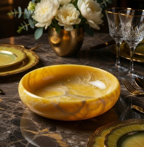 Modern Design Resin Bowl Home Hotel Party Use Eco-Friendly Dishwasher Safe Custom Logo Polished Direct Factory Sale Resin Bowl - Product Image 5