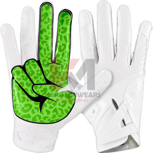 Guantes de Fútbol Americano de Alta Durabilidad, Transpirables, Flexibles, Ligeros, con Palma Reforzada - Product Image 1