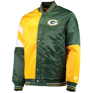 Blouson Bomber Unisexe OEM en Satin à Col Montant Fin, Manches Longues, Simple Boutonnage, Vêtement Décontracté d'Hiver, Sur Mesure, Vente en Gros - Product Image 1