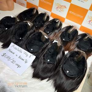 Available Various Colors Bone Straight Bob Wigs 100% Raw Vietnamese <b>Hair</b> HD Lace Front Human <b>Hair</b> Wigs - Product Image 4