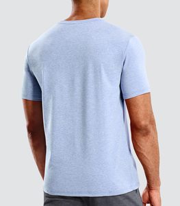 เสื้อยืดผู้ชายสำหรับออกกำลังกาย โพลีเอสเตอร์ 100% แห้งเร็ว ระบายเหงื่อได้ดี คอกลม แขนสั้น เหมาะสำหรับวิ่ง ว่ายน้ำ และออกกำลังกาย - Product Image 2