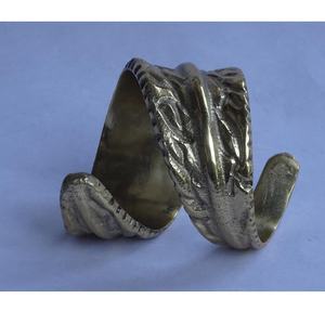 <b>Silver</b> Nickel-Plated Aluminium <b>Napkin</b> Rings Home Decorative Metal Serveware Weddings Tablescape Cloth Paper Enhancement - Product Image 5