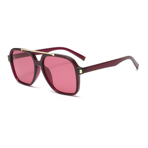 RTS New Fashion <b>Rectangle</b> Double Bridge Trending 2026 PC Lenses UV400 Protection <b>Sunglasses</b> for Men and Women Outdoor Activities - Product Image 4