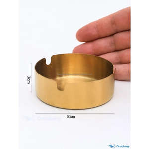 Cendriers triangulaires en laiton coulé cendrier en métal pour cigarette et cigare outil de fumer facile Portable meilleure qualité cendrier décor de Table - Product Image 5