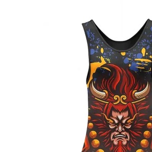 Wholesale <b>Men's</b> Solid Wrestling <b>Singlets</b>-Breathable Spandex/Polyester Fabric Lightweight & Quick Dry Custom Sublimation Print - Product Image 4