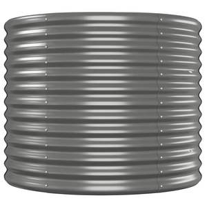 แปลงปลูกผักยกพื้นขนาดใหญ่ สีเทาเคลือบผงเหล็ก สำหรับสวนกลางแจ้ง คุณภาพพรีเมียม - Product Image 4