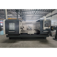 QK1332 Equipo de Mecanizado de Precisión, Estructura Horizontal, Torno de Metal para Producción Industrial, Máquina CNC para Roscado de Tuberías