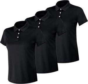 Golf polo tshirt summer sporty apparel <b>womens</b> athletic wear performance golf shirt quick dry breathable sports <b>top</b> - Product Image 1