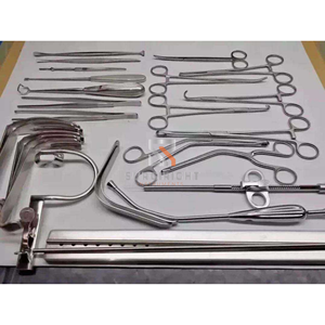 Meilleur Prix Kit Chirurgical Manuel d'Amygdalectomie et d'Adénoïdectomie 30 Pièces en Acier Inoxydable Certifié CE ISO MOL Classe I Garantie 1 An - Product Image 1