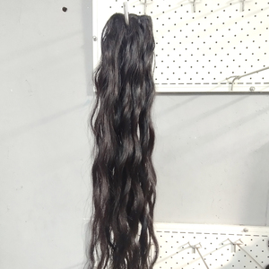 Cheveux indiens bruts ondulés 100% non traités, cuticules alignées, paquets de trame unique, tissage de cheveux au prix de gros - Product Image 6