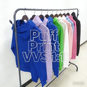 Vente en gros de sweats à capuche surdimensionnés pour hommes, imprimés en relief, motif toile d'araignée, streetwear, sweats à capuche pour hommes - Product Image 5