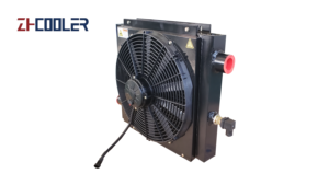 Ingénierie du stockage d'énergie Système de refroidissement par air comprimé minier Grand moteur Refroidisseur d'huile hydraulique échangeur de chaleur <span class=keywords><strong>radiateur</strong></span> - Product Image 4