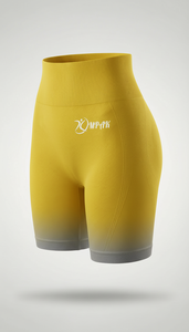 Shorts de sport respirants à taille élastique pour femmes, shorts de fitness taille haute pour le yoga, en nylon/coton - Product Image 4