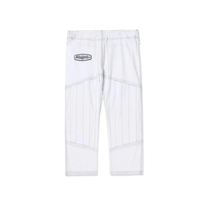 ชุดยิวยิตสู Tribal White BJJ ขายดี พร้อมโลโก้ด้านหน้า ผ้าคอตตอนเพิร์ลวีฟ 450 GSM แห้งเร็ว ทนทาน คุณภาพดีที่สุด - Product Image 3