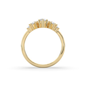 Anillo de Compromiso de Plata de Ley 925 con Diamante Cultivado en Laboratorio de Corte Pera de 1.9 Ct, Certificación IGI, Estilo Lujoso y Ligero para Mujer - Product Image 4