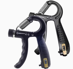 Entrenador de Fuerza de Agarre Ajustable con Mango de Plástico Negro y Contador Digital para Ejercicios de Fitness - Product Image 5