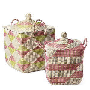 Meilleur prix de gros 100% naturel jonc de mer tissé à la main panier de rangement conception Flexible décor à la maison usine directe Vietnam stockage - Product Image 4