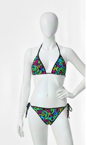 Bikini Premium de Spandex con Estampado Sublimado y Relleno Extraíble - Product Image 2